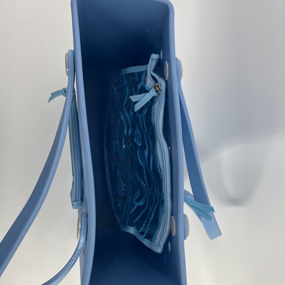 Bogg Bag Baby Tote Light Carolina on my Mind Blue Waterproof Washable Beach Bag - Picture 6 of 8